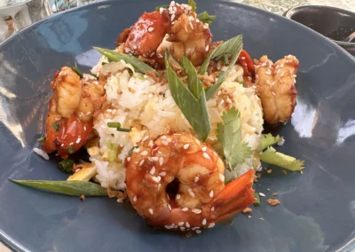 Riz aux gambas